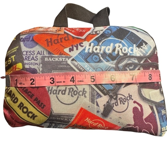 Hard Rock Cafe Colorful Graphic Backpack great for travel NWOT - Picture 11 of 12